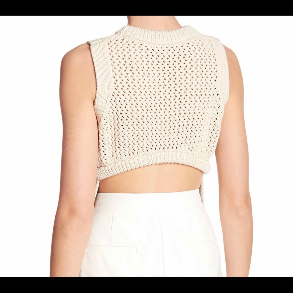 Tibi Open Back Sweater